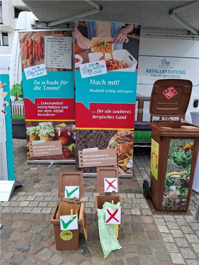 Entsorgung der Biotonne in Radevormwald: BAV-Infomobil macht Station auf dem Marktplatz