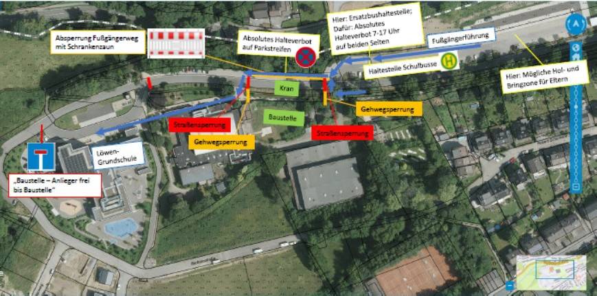 Stadt Hückeswagen schafft Alternative: Fußweg im Brunsbachtal zur Schule wird für fünf Tage gesperrt