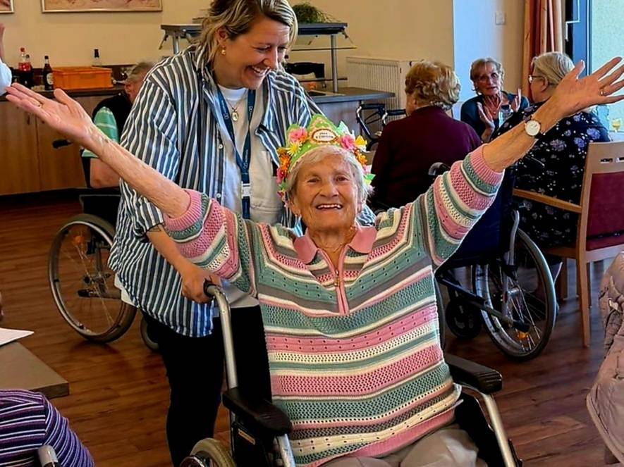 Seniorenheim in Wachtendonk: Eine Maikönigin für das Haus im Hagenland