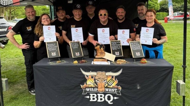 Grillteam aus Nettetal: Wild West BBQ verteidigt hessischen Meistertitel