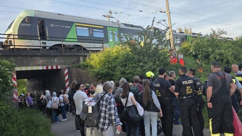 Türen ließen sich nicht öffnen: Zug bleibt bei Emmerich liegen – Passagiere bei hohen Temperaturen evakuiert