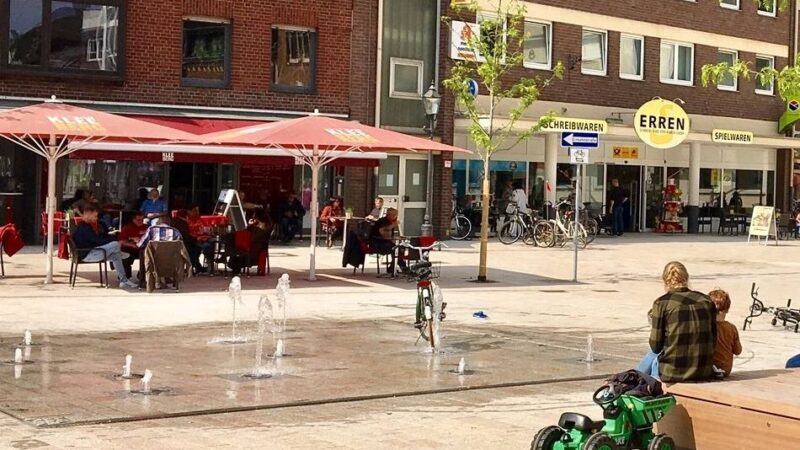 Fontänenfeld in Willich: Warum der Brunnen auf dem Markt nicht sprudelt