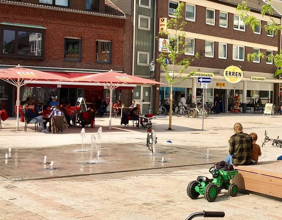 Fontänenfeld in Willich: Warum der Brunnen auf dem Markt nicht sprudelt