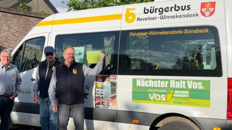 Fahrer fehlen: Bürgerbus Winnekendonk sucht dringend Verstärkung