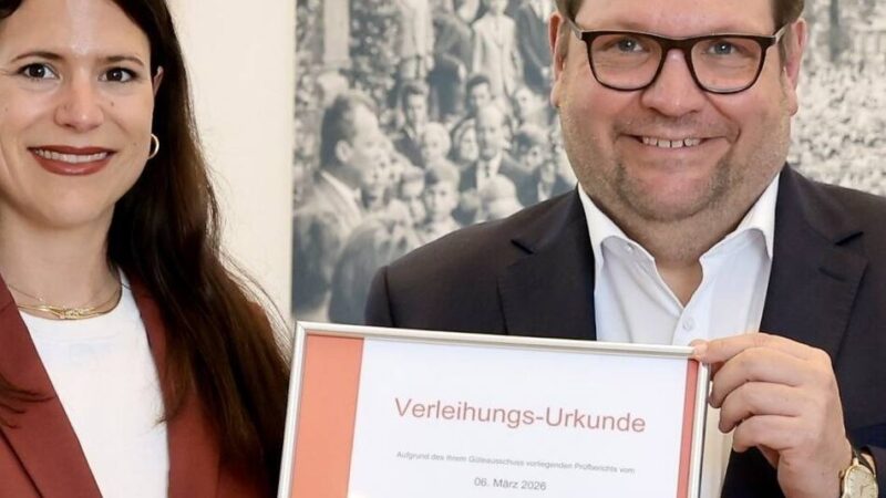 Krefeld: CDU lobt Gütesiegel – und kritisiert jahrelange Verzögerung