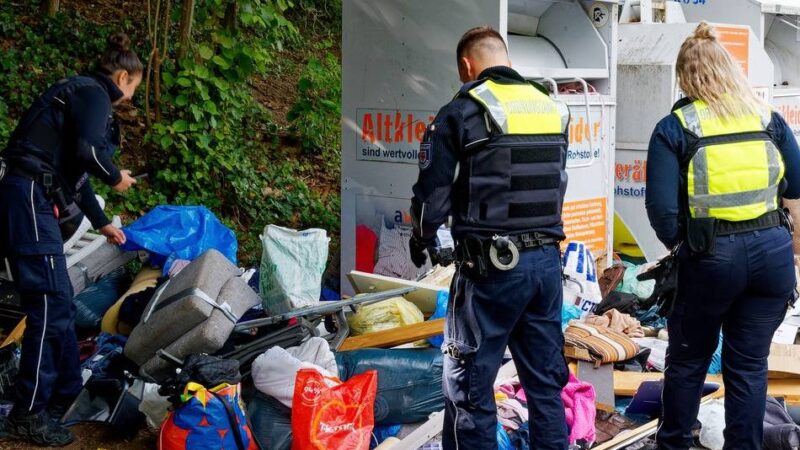 Immer mehr illegale Müllkippen: Stadt Leverkusen jagt Müllsünder auch bei Dunkelheit