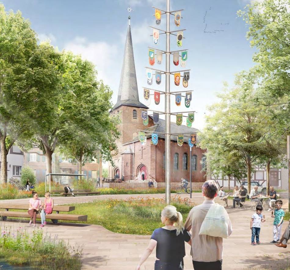 Neue Dorfplätze in Grevenbroich: Bauausschuss bringt Millionenprojekte auf den Weg