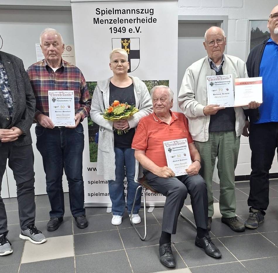 Spielmannszug Menzelenerheide: Helmut Kiwitt spielt seit 70 Jahren im Verein