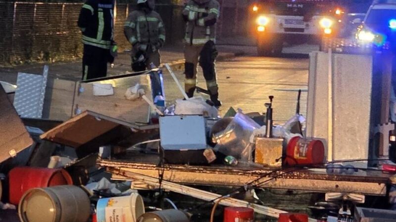 Vier Häuser beschädigt: Pommeswagen in Goch explodiert – „Trümmerteile durch die Gegend geflogen“