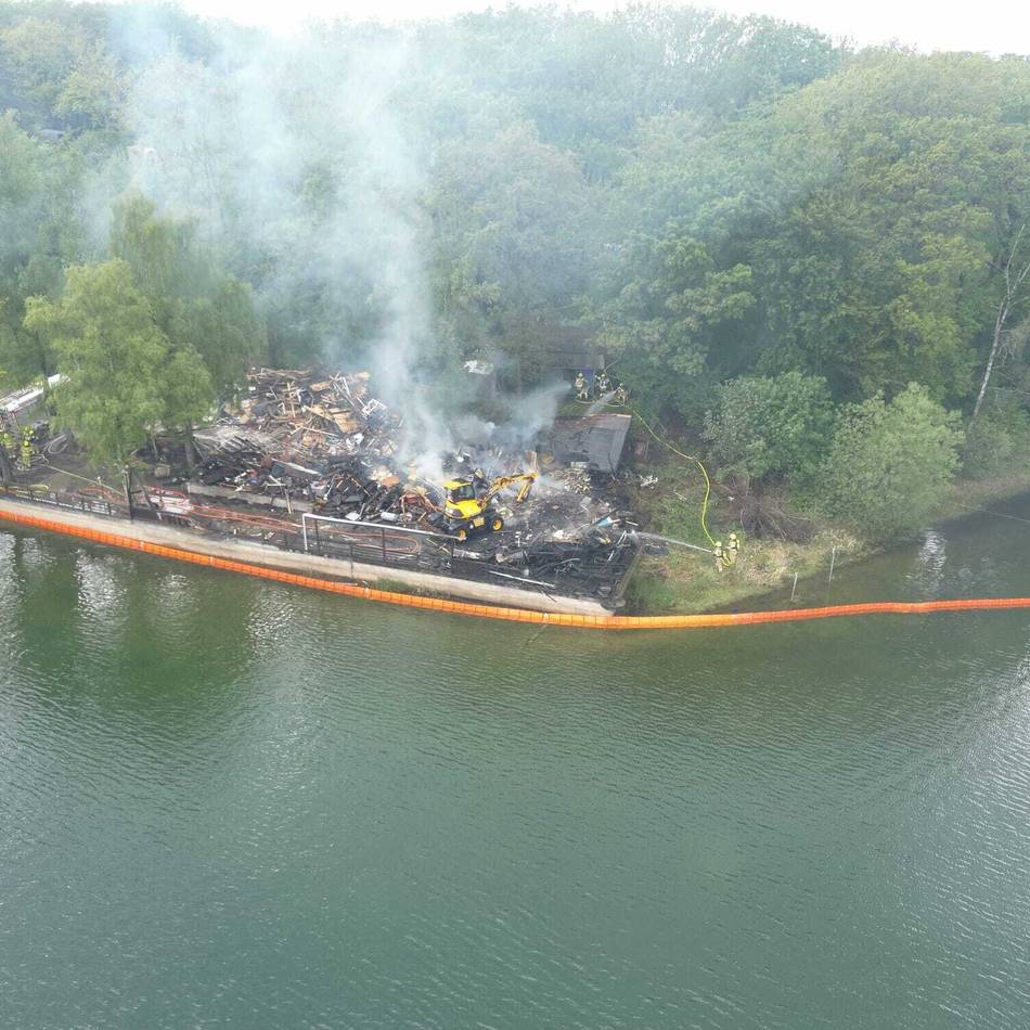 Nach Großbrand an Hückeswagener Talsperre: Vorerst keine Gastronomie an „Zornigen Ameise“