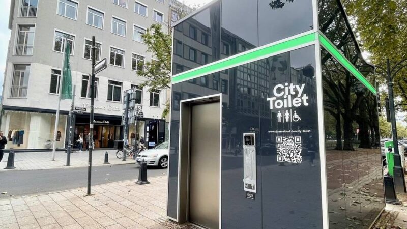 Projekt „City Toilet“ in Düsseldorf: Jetzt gibt es mehr als 160 WCs in der Stadt