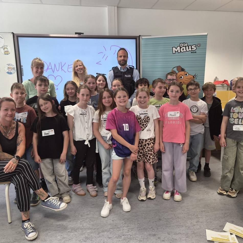 Rommerskirchen: Schülerhatten Besuch vom WDR: Reporter aus der Kastanienschule lernten von der Maus