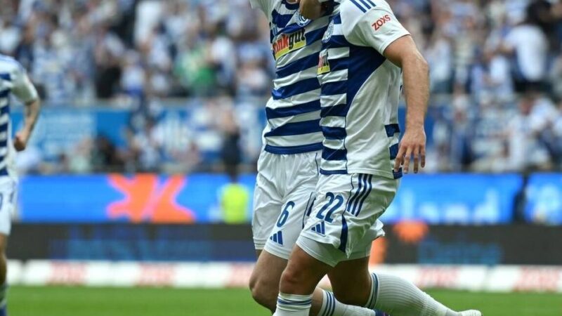 Zweitliga-Rückkehr vor Augen : „Wir spielen Vollgas“ – MSV Duisburg geht offensiv ins Herzschlagfinale
