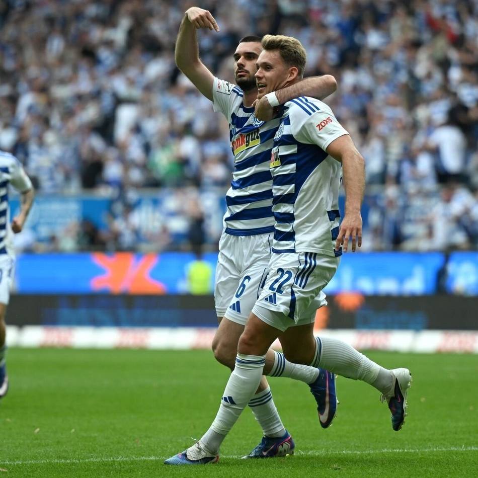 Zweitliga-Rückkehr vor Augen : „Wir spielen Vollgas“ – MSV Duisburg geht offensiv ins Herzschlagfinale