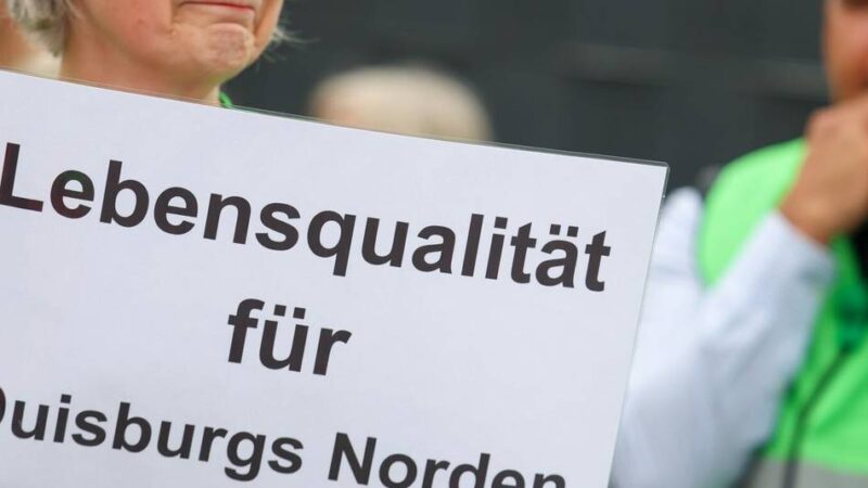 A59-Ausbau in Duisburg: „Highway to Hell“ – Anwohner empfangen Verkehrsminister mit Pfeifen und Trommeln