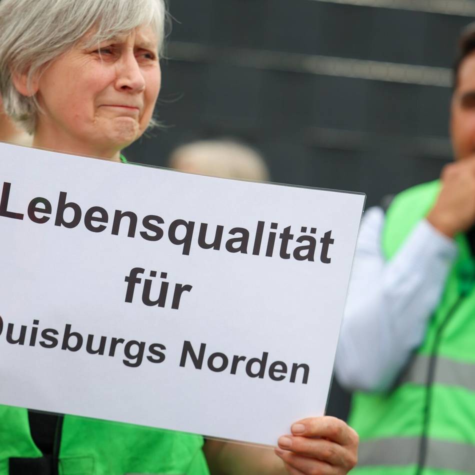 A59-Ausbau in Duisburg: „Highway to Hell“ – Anwohner empfangen Verkehrsminister mit Pfeifen und Trommeln