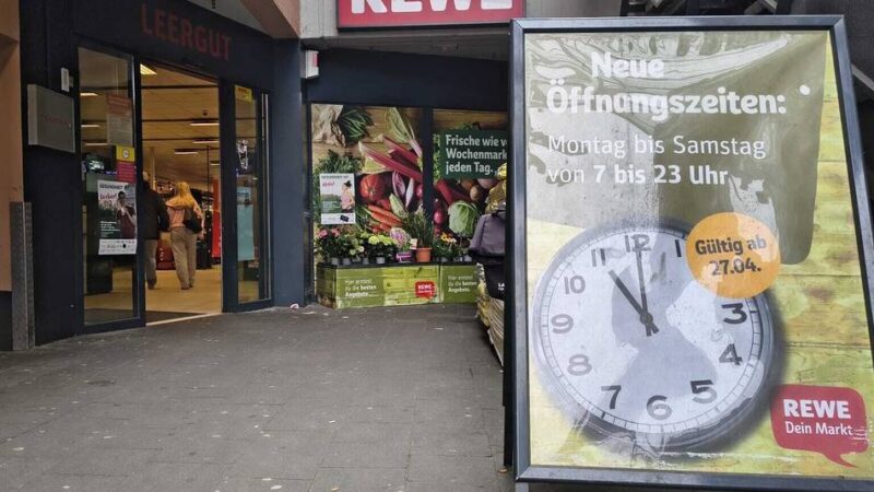 Einkaufen in Mettmann: Erster Supermarkt in der Stadt öffnet bis 23 Uhr