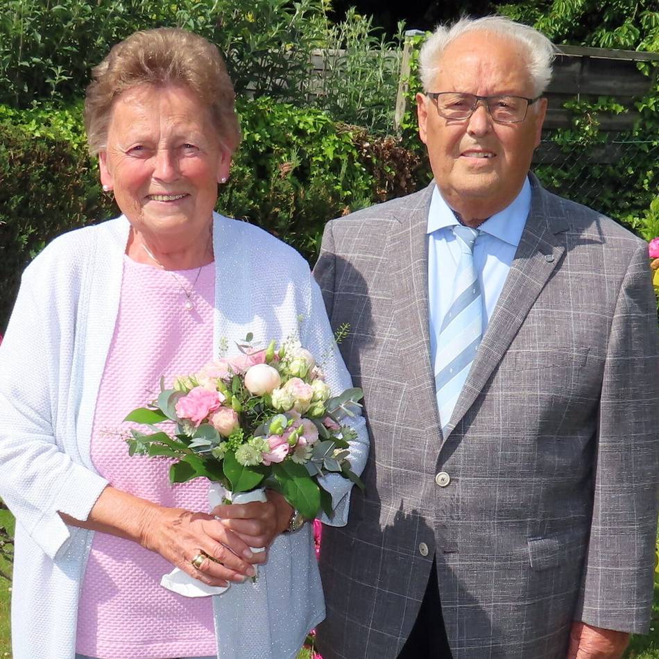 Diamantene Hochzeit in Breyell: Für den Urlaub heirateten sie ganz spontan