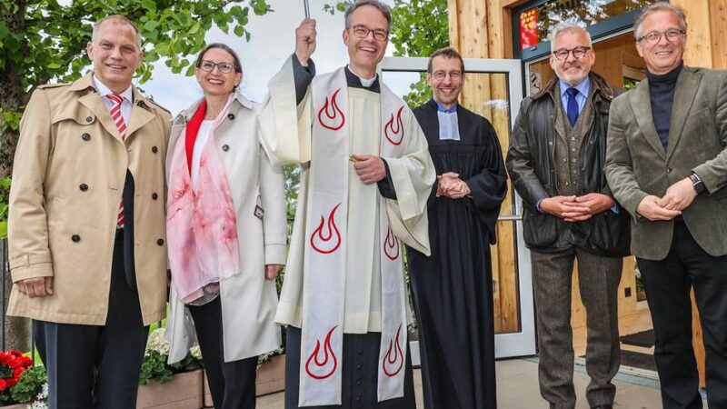 Landesgartenschau Neuss: Schützen weihen ihr neues Zuhause im Stadtpark ein