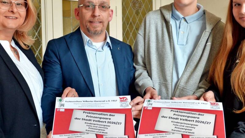 Florian Schulz regierte vor vier Jahren die Narren, jetzt folgen ihm seine Eltern: Der designierte Karnevalsprinz wird in die Fußstapfen des Sohnes treten