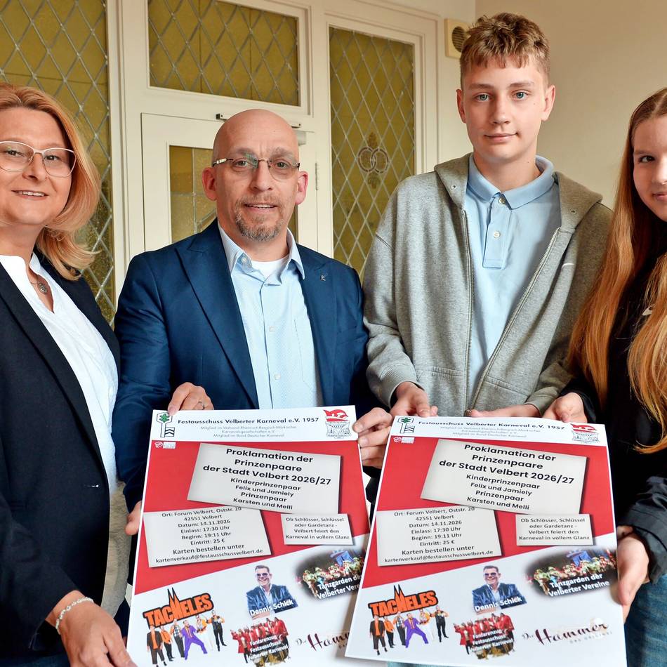 Florian Schulz regierte vor vier Jahren die Narren, jetzt folgen ihm seine Eltern: Der designierte Karnevalsprinz wird in die Fußstapfen des Sohnes treten