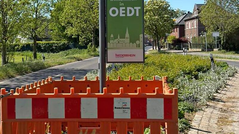 Stadtentwicklung fürs Dorf: Neue Schilder an den Ortseingängen von Oedt