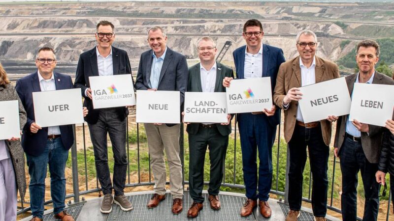 Gartenausstellung am Tagebau: Durchführungsvertrag für IGA 2037 unterzeichnet