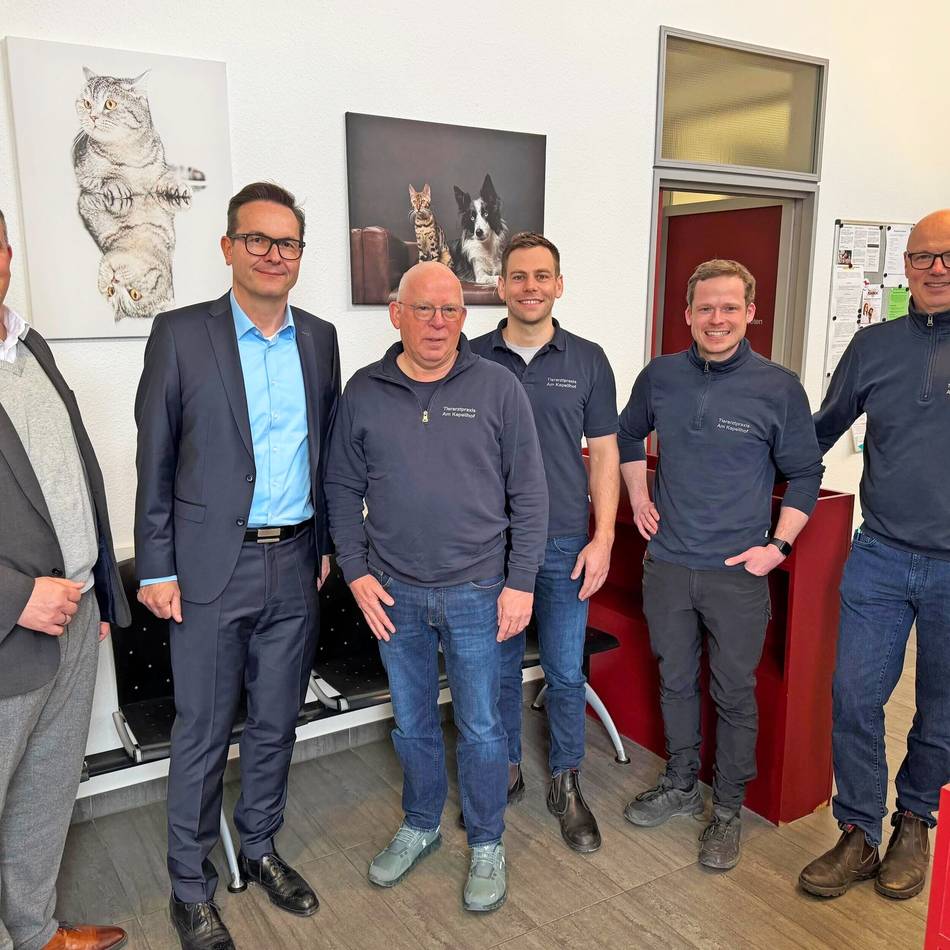 Tierarztpraxis „Am Kapellhof“ in Veert: Künstliche Intelligenz hilft tierischen Patienten.