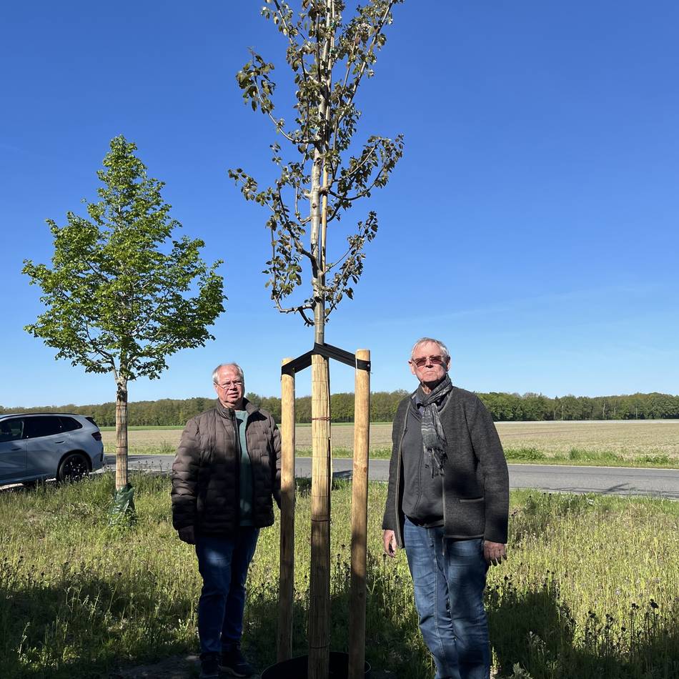Vom Verein Bunte Vogelwelt: Zwei neue Bäume zum Tag des Baumes in Twisteden