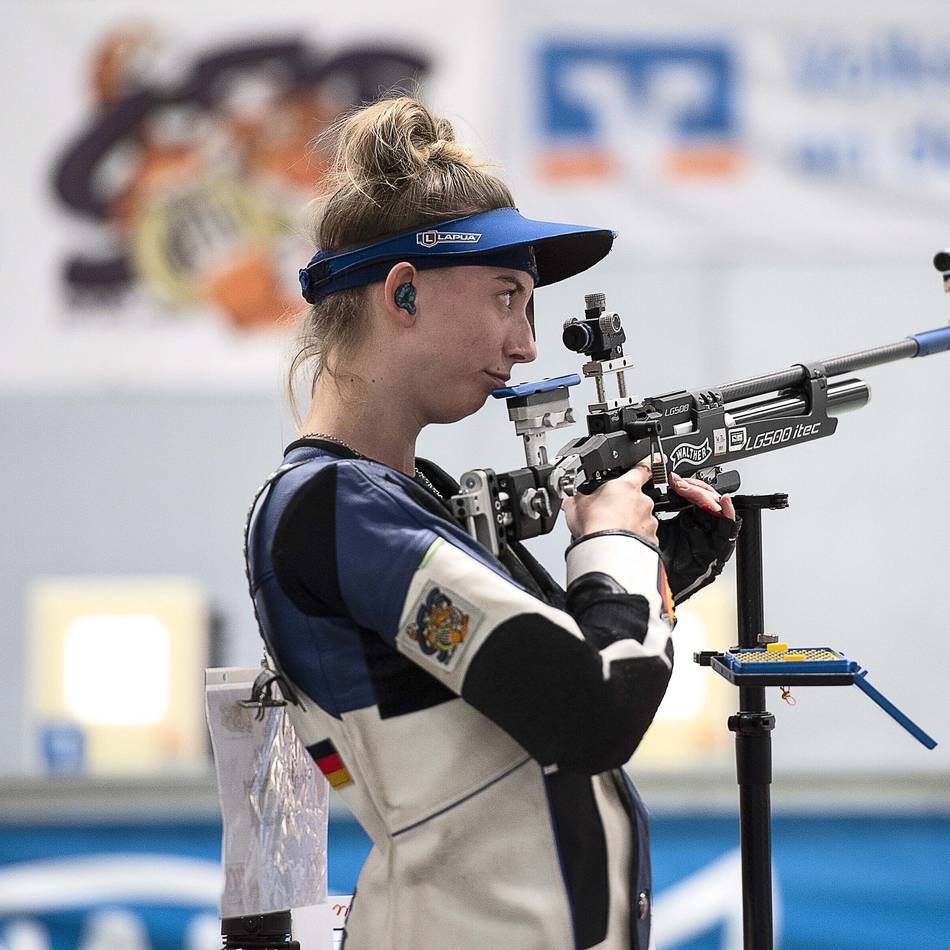 Kleinkaliber-EM in Osijek: Sportschützin Finnja Rentmeister kehrt mit drei EM-Medaillen zurück
