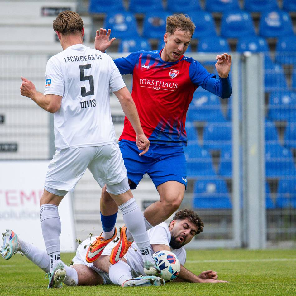 1:1 beim KFC Uerdingen: Ein wichtiger Punktgewinn und einige Nackenschläge für den 1. FC Kleve