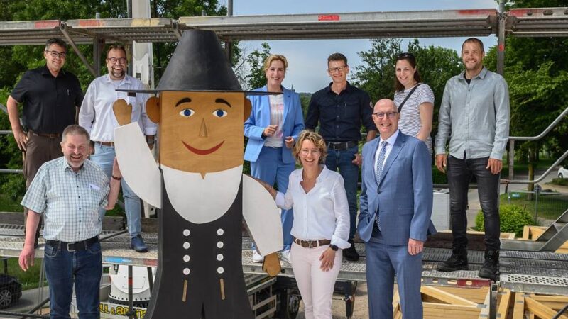 Vier-Millionen-Investition in Kleve: Schulneubau von Haus Riswick feiert „Halbzeit“