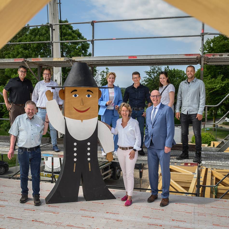 Vier-Millionen-Investition in Kleve: Schulneubau von Haus Riswick feiert „Halbzeit“