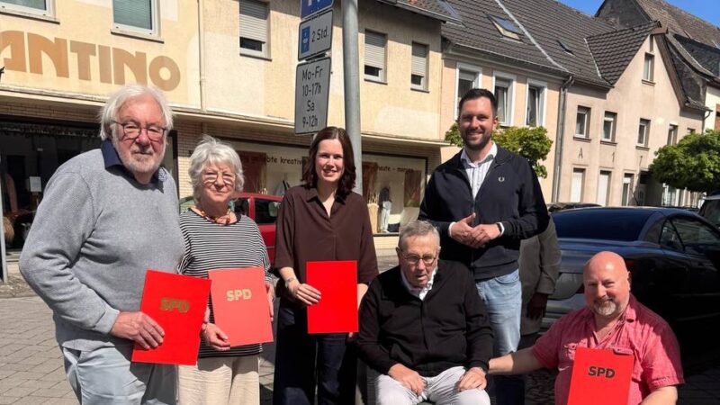 „Wir sind dankbar für den Einsatz“: SPD Rheinberg ehrt Mitglieder für Parteitreue
