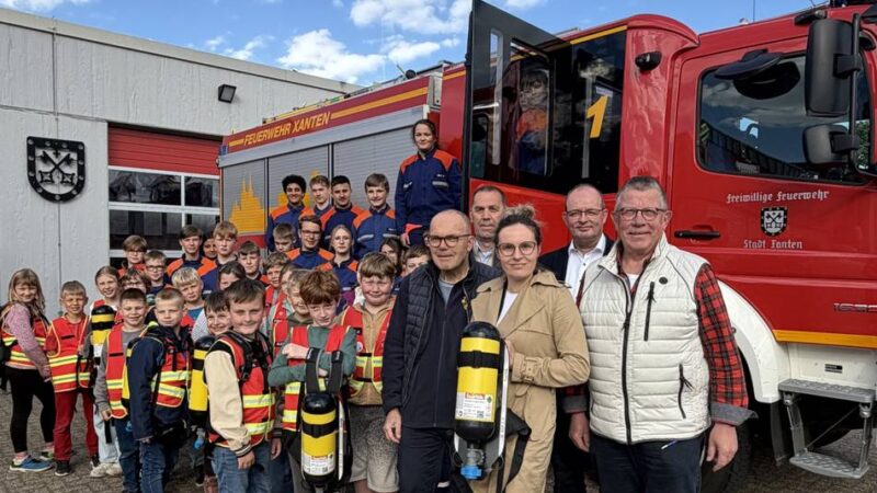 Feuerwehr Xanten: Sponsoren ermöglichen realitätsnahes Training für Nachwuchs
