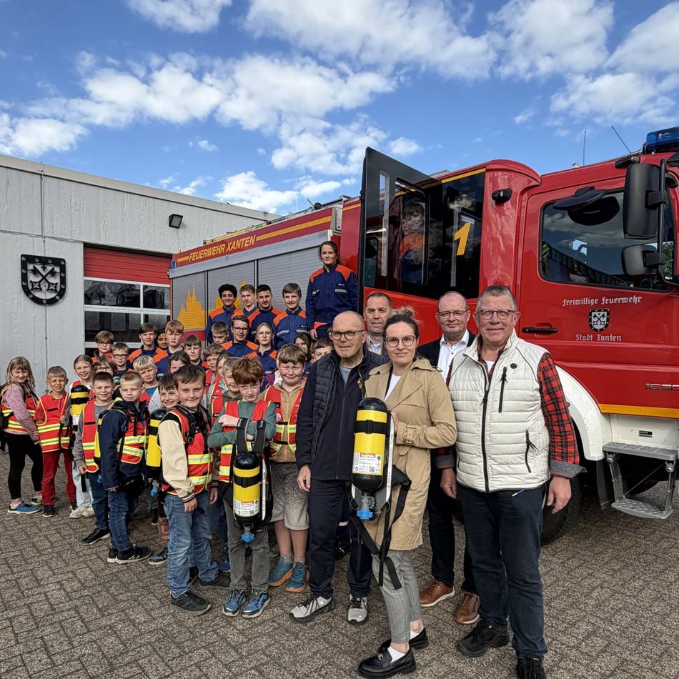 Feuerwehr Xanten: Sponsoren ermöglichen realitätsnahes Training für Nachwuchs