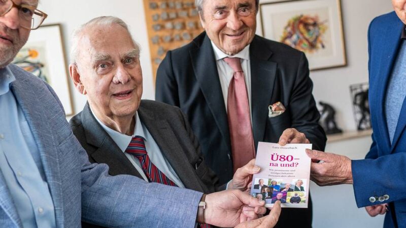 Drei Düsseldorfer im Buch „Ü80 – na und?: „Ich muss morgens erstmal meine Knochen sortieren, bevor ich loslege“
