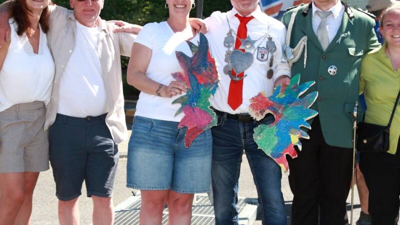 St.-Maria-Bruderschaft Overhetfeld: Schützenfest bei Pfingsthitze