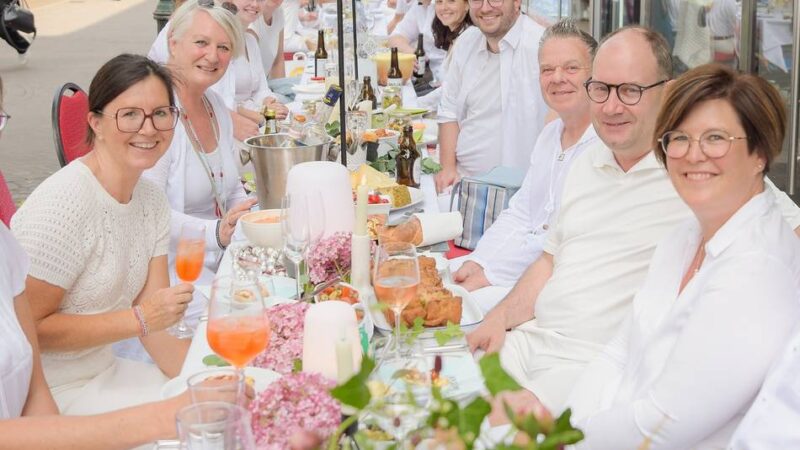Festlicher Abend in Weiß: Gocher „White Table Dinner“ geht in die zweite Runde
