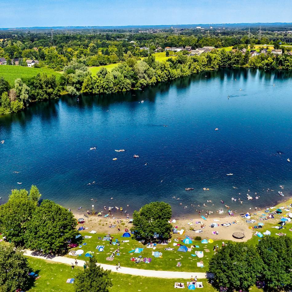 Badeseen in Leverkusen: Schwimmen im Hitdorfer See und Silbersee ab Montag