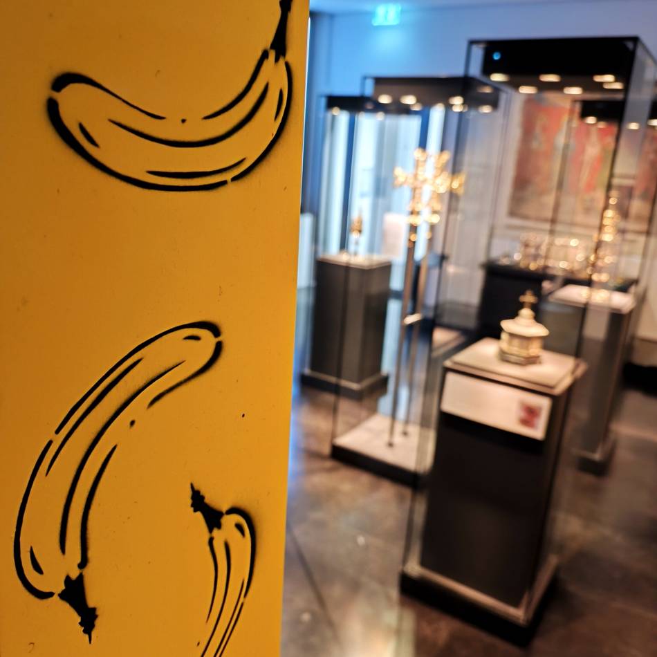 Ausstellung im Stiftsmuseum: Bananensprayer Baumgärtel stellt in Xanten aus