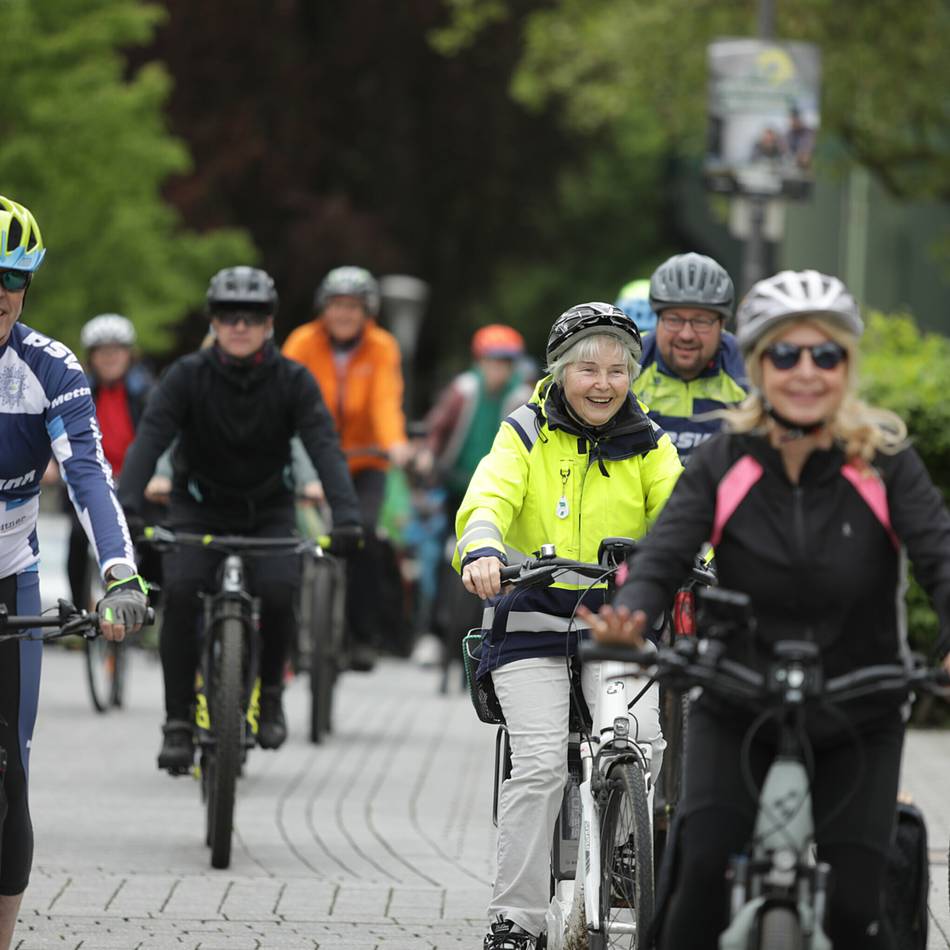 Strampeln für den guten Zweck: Stadtradeln in Mettmann startet mit Sternfahrt nach Ratingen