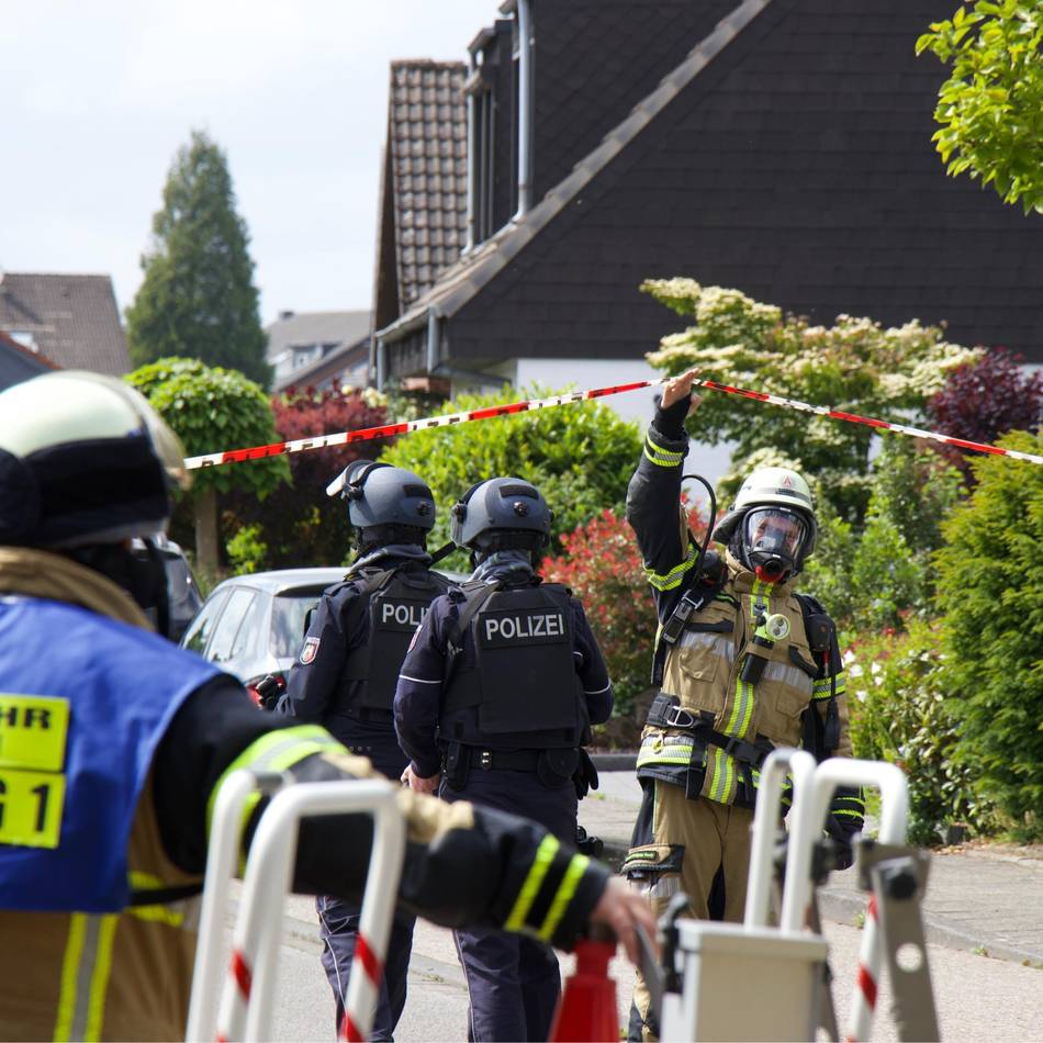 Explosion befürchtet: Mann in Ausnahmezustand führt zu Polizeieinsatz in Anrath