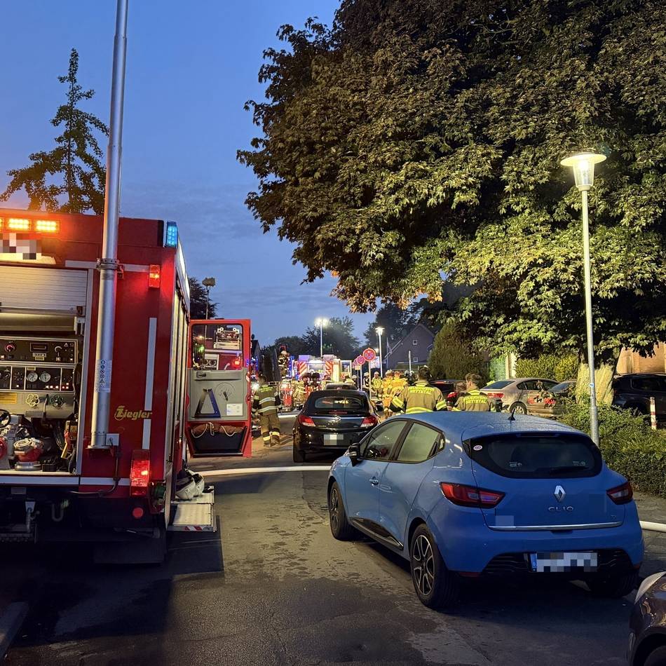 Großeinsatz in Kaldenkirchen: Mehrfamilienhaus nach Kellerbrand unbewohnbar