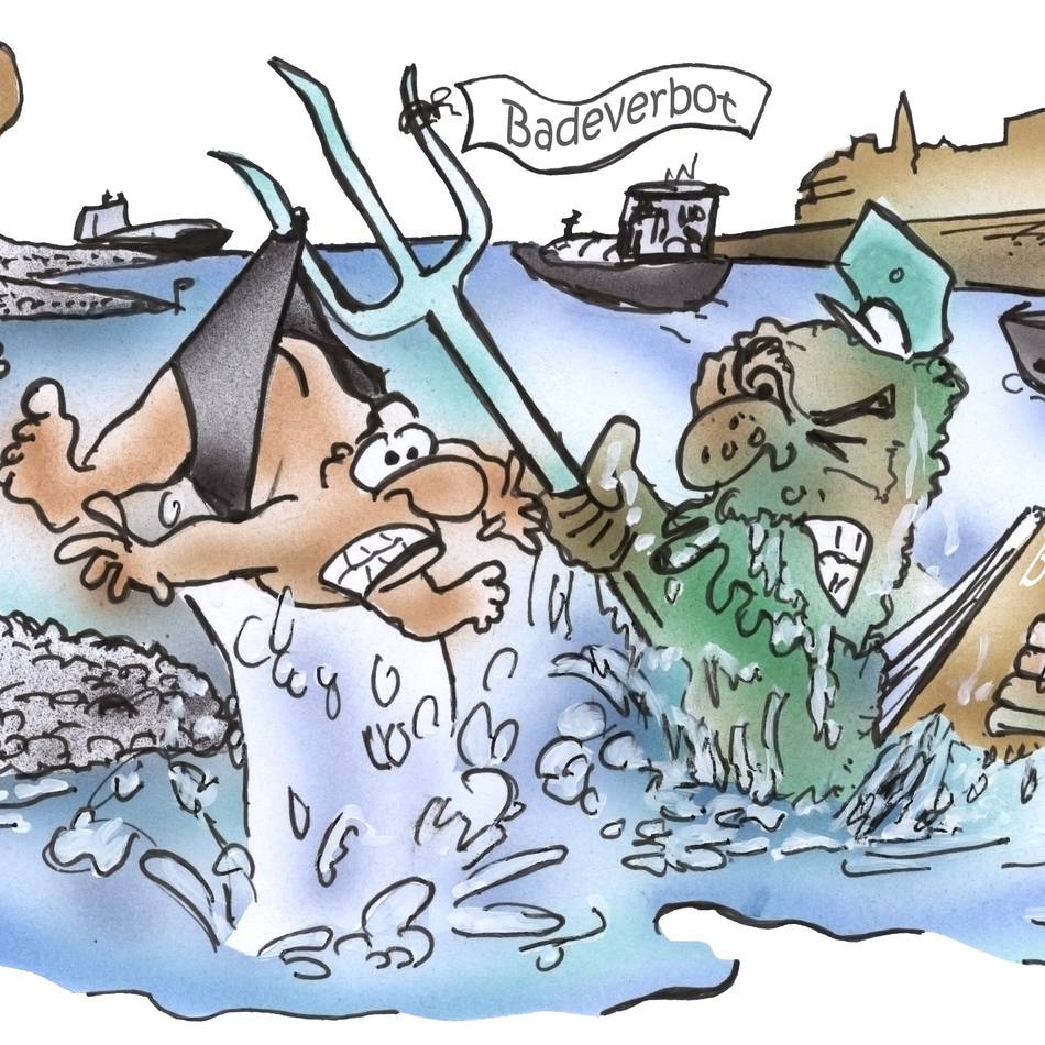 Kommentar: Badeverbot im Rhein: Es fehlt an Personal