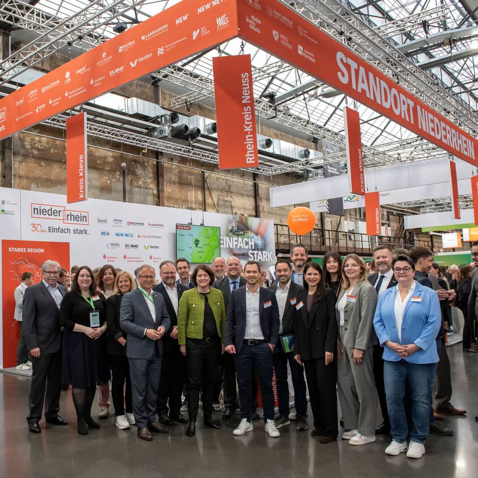 Messe für Entwicklung in Meerbusch: Rhein-Kreis Neuss und Kommunen präsentieren Zukunftsprojekte auf „Polis Convention“