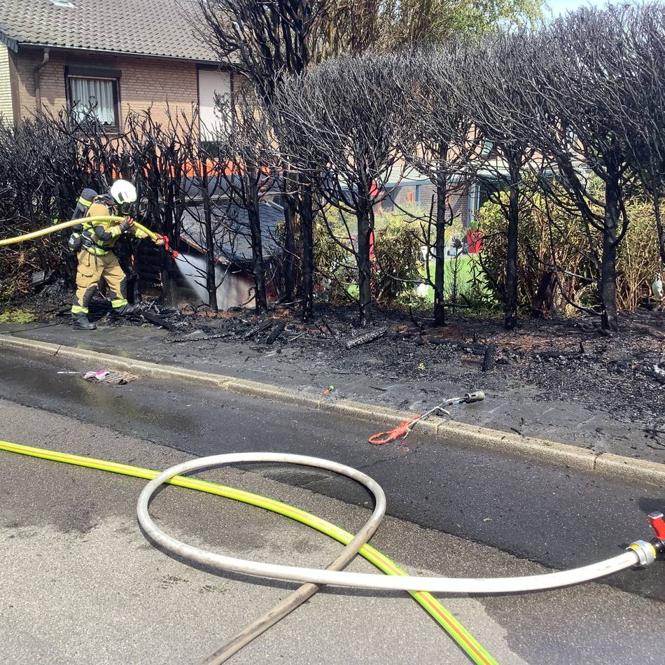 Einsätze in Mettmann: Feuerwehr hatte am Wochenende viel zu tun