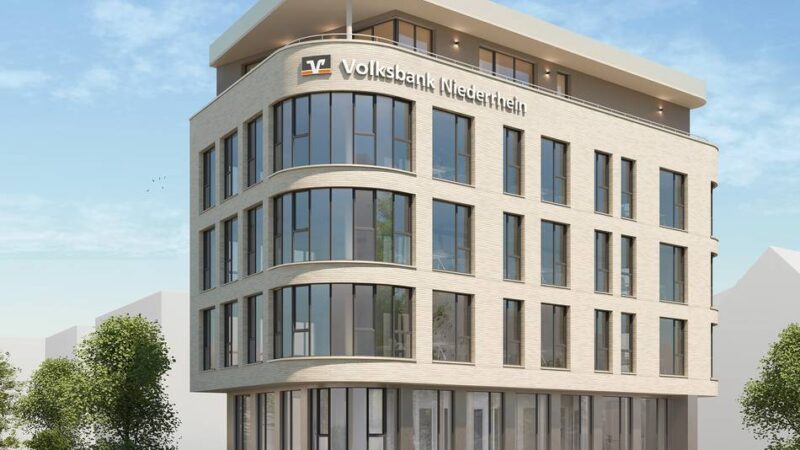 Zeichen für Eigenständigkeit: Volksbank plant Millionen-Neubau in der Moerser Innenstadt