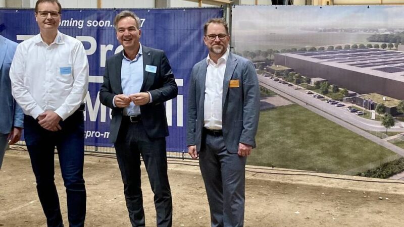Richtfest in Viersen: Millionen-Investition in Mackenstein: Aurelis baut für Düsseldorfer Firma