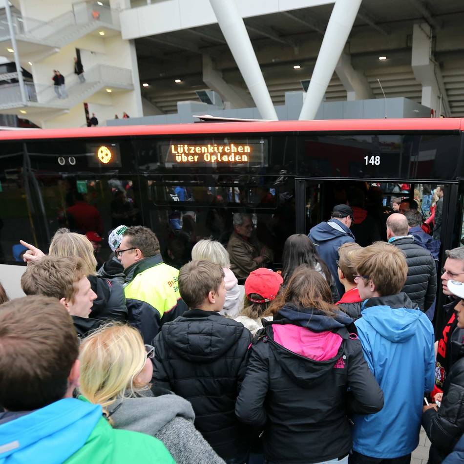 Bundesliga in Leverkusen: So kommen Fußballfans zum Leipzig-Spiel in die BayArena